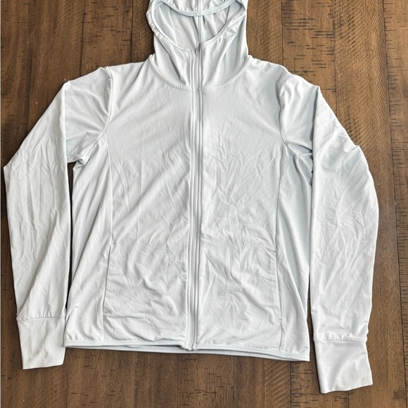 Uniqlo Light blue  atlhetic Zip-Up Jacket - Picture 1 of 8